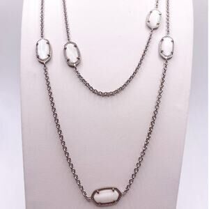 Kendra Scott Mother Of Pearl Extra Large Necklace 36”